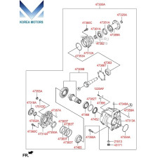 NEW TRANSFER AT-6 4WD SET FOR HYUNDAI SANTA FE 2012-15